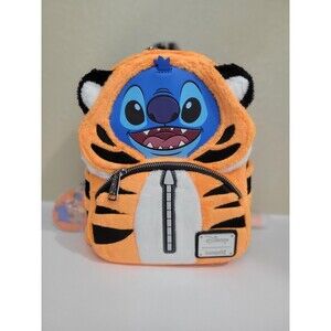 Loungefly Stitch In Rajah Costume Plush Cosplay Mini Backpack